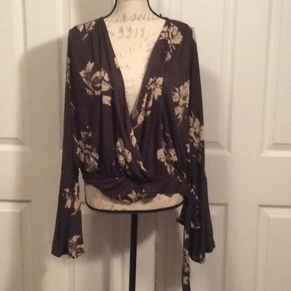 Free People Tops - Free People - Faux Wrap Top
